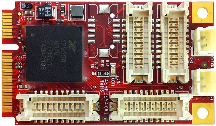 Close up photo of the Innodisk EMP2-X801 serial port card.